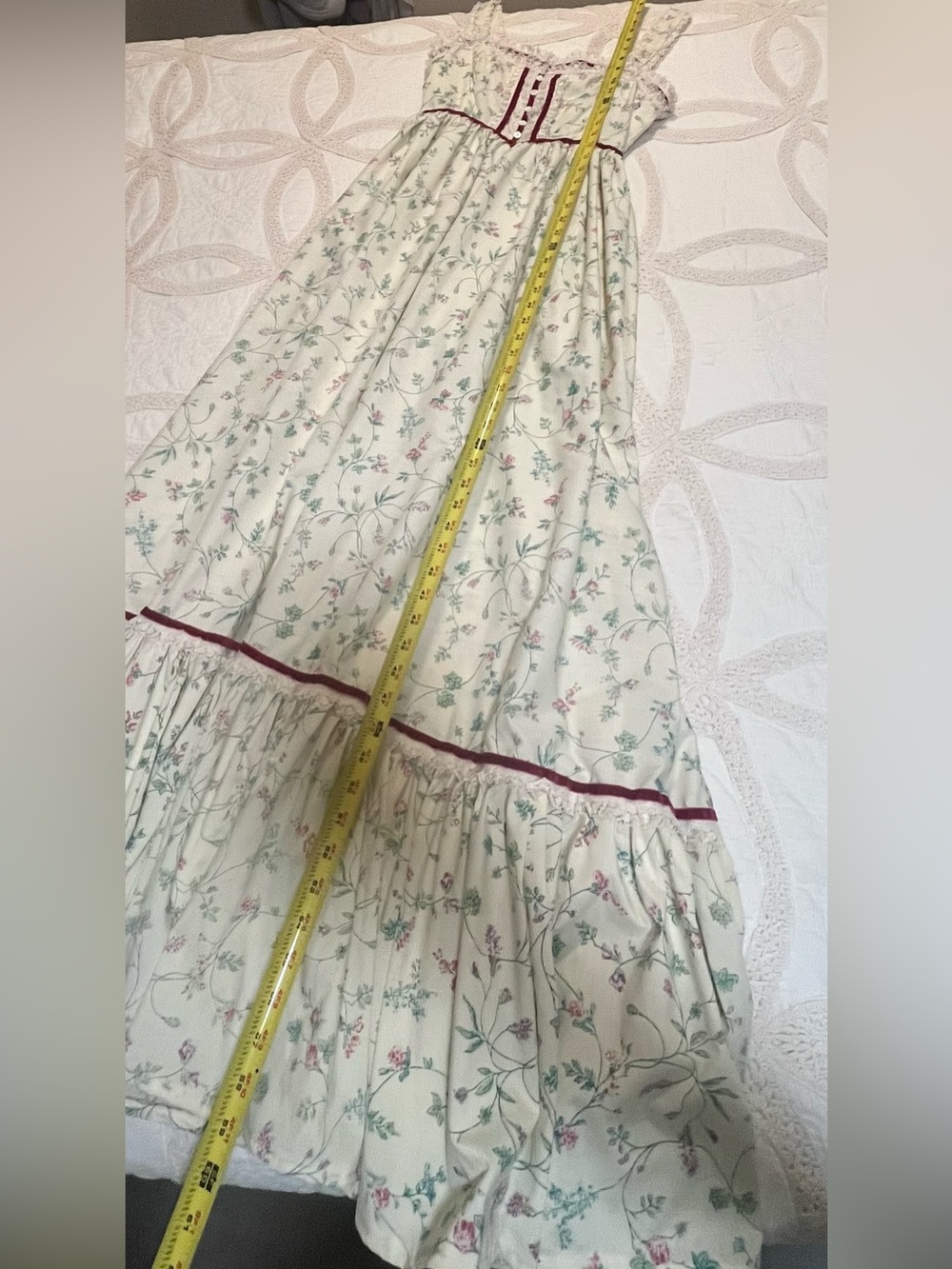 Cottagecore Gunne Style 70s Boho Dress - Picture 13 of 15